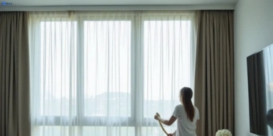 Delicate sheer drape cleaning pentland-hills-vic Matty Curtain Cleaning